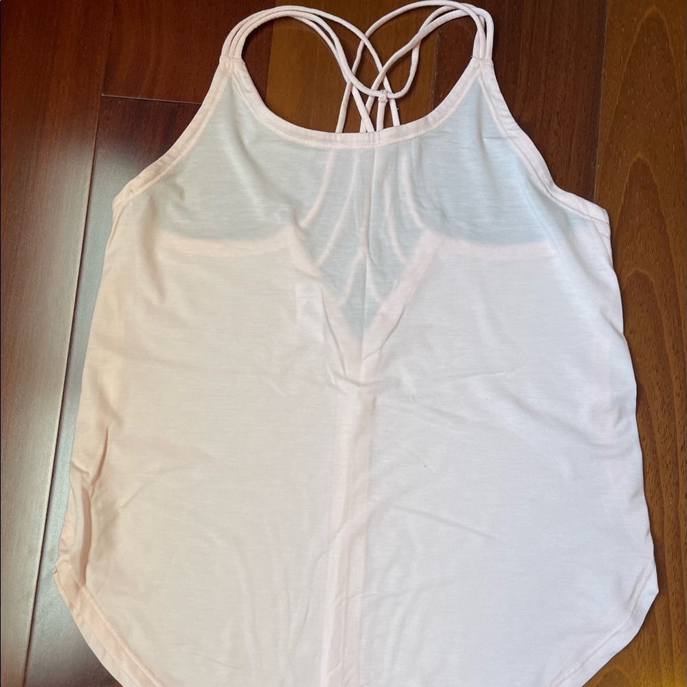 NWOT girl Ivivva tank, light pink, size 14